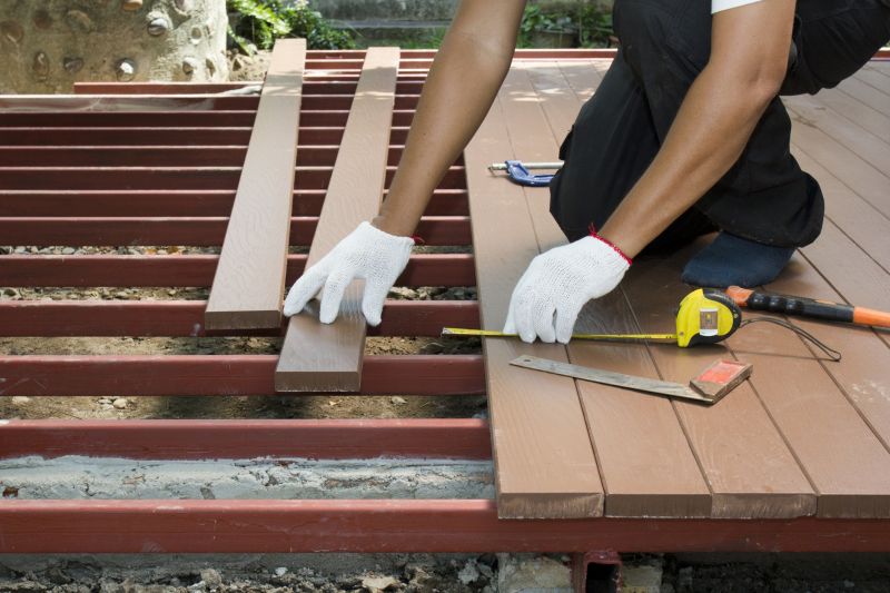 Redwood Deck Installation in Worcester, MA